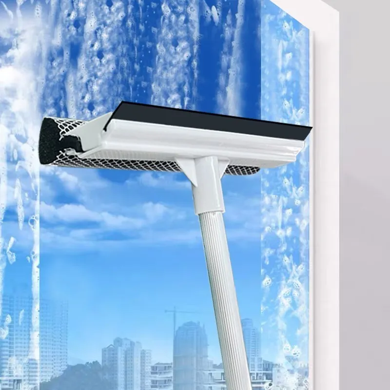 Window Cleaning Tool Glass Window Cleaning Double-Sided Window Cleaner Squeegee Bathroom Clean Scrapers Car Washing Brush Cleaner