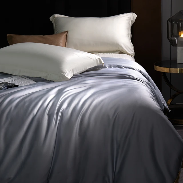 Couette en soie avec rembourrage 100 % pure soie, fraîche en été, légère, qualité hôtel, taille Queen 2