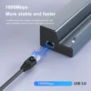 Steam Deck Dock 6 in 1 Steam Deck Rog Ally Docking Station Stand  3*USB 3.0 HDTV 4K@60Hz Gigabit Ethernet PD 100W Hub 5