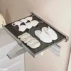 Bathroom Retractable Laundry Drying Rack Aluminum Space Saving Thicken Clothes Hanger Rack for Closet Laundry Room Home Supplies 1