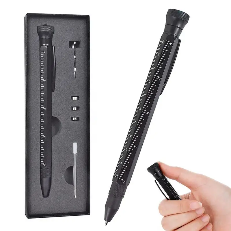 Multi Tool Pen Portable Multi-Function Tool Multitool Tech Tool Pen Gadget Regali Per Uffici Domestici Penna Multiutensile 12 In 1
