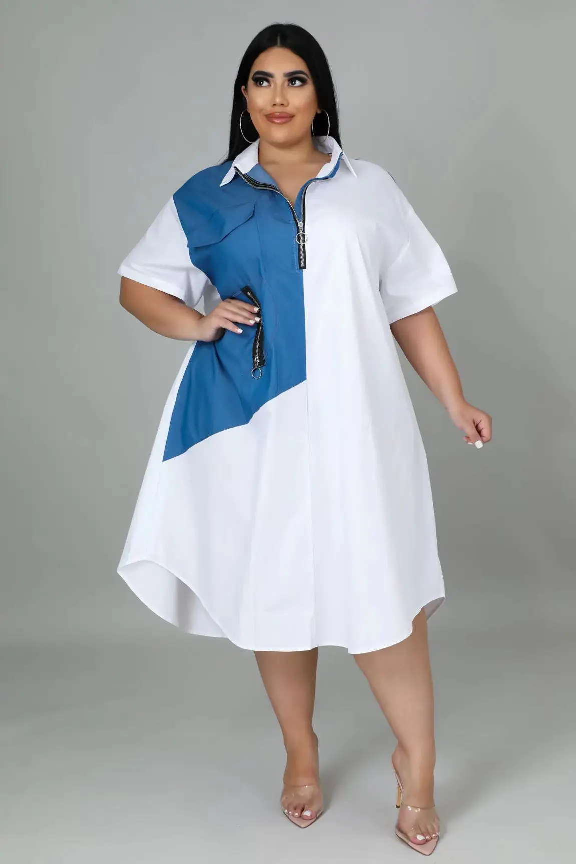 Blue White