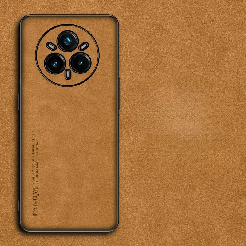 Luxury Leather Business Style Soft Edge Shockproof Phone Case Back Cover