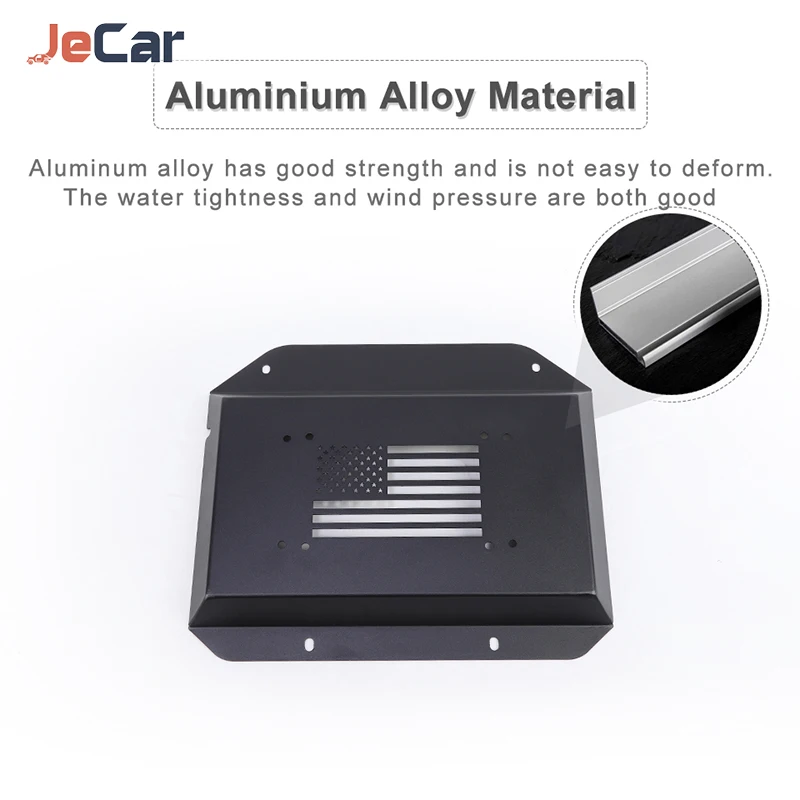 JeCar Car Exterior Spare Tire Carrier Tailgate Exhaust Vent Rear Door  License Plate Holder Accessories For Ford Bronco 2021 up AliExpress