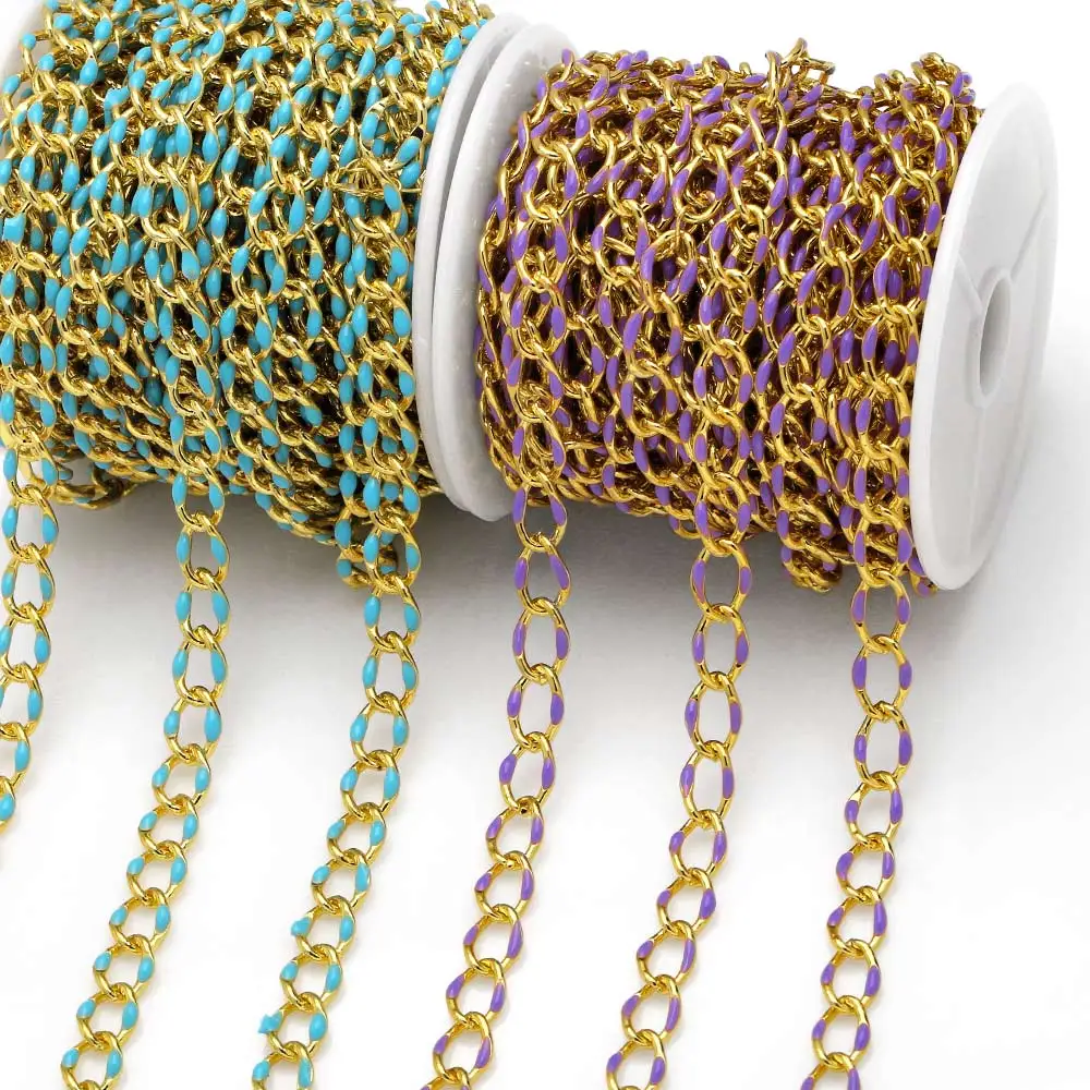 OCESRIOTrendy10MBrassChainforNecklaceBraceletDIYMakingCopper