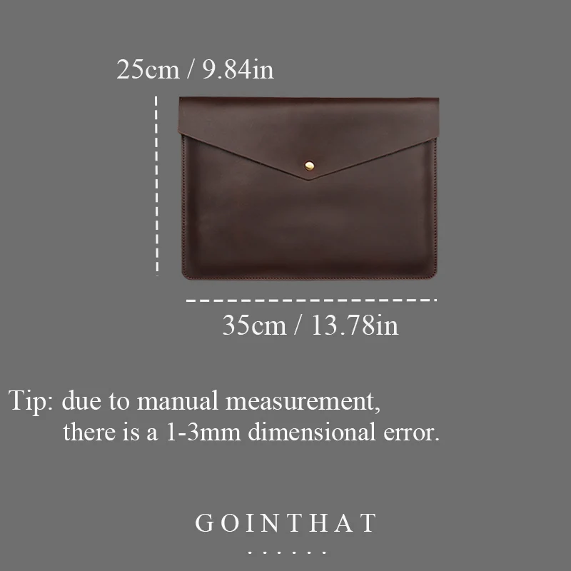 Laptop Bag Business Handbag Women Briefcase Top Original Genuine Leather Men Envelope Messenger Clutch A4 File Folder Document
