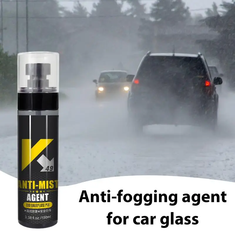 

Anti Fog Spray Glass Cleaner Spray Anti Fog Coating Agent Defogger Long-lasting Effect Car Windows Care for Automotive Mirrors