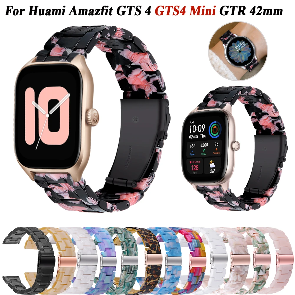 

Watch Band 20mm Resin Strap For Amazfit GTS4 GTS 4 2 Mini 3 2e GTR 42mm Wrist Band Amazfit Bip 3 Pro Replacement Bracelet Correa