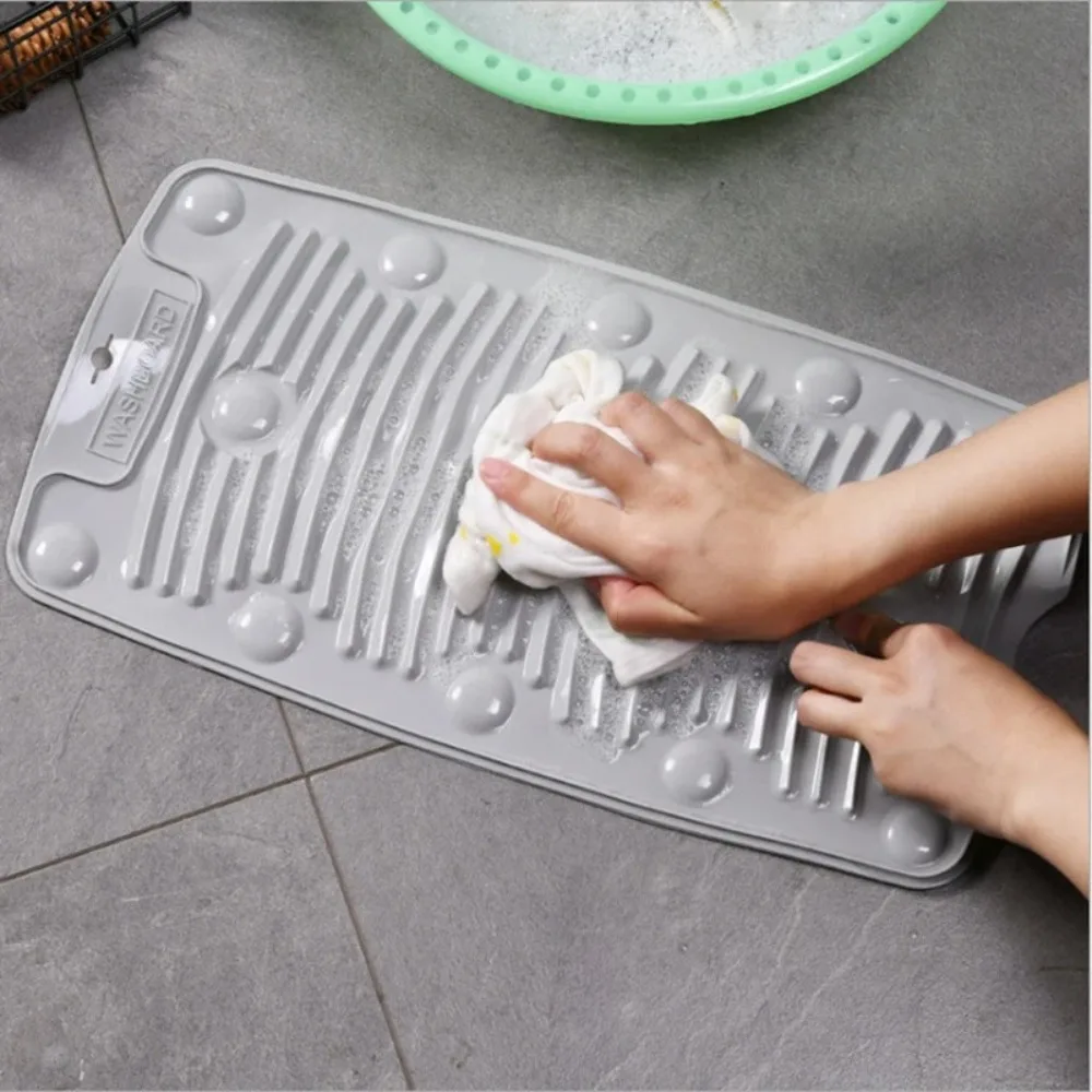 Laundry Board Washing Board Portable Household Non-Slip Silicone Washboard Lazy Personal Laundry Socks Small Washboard Laundry Mat laundry board