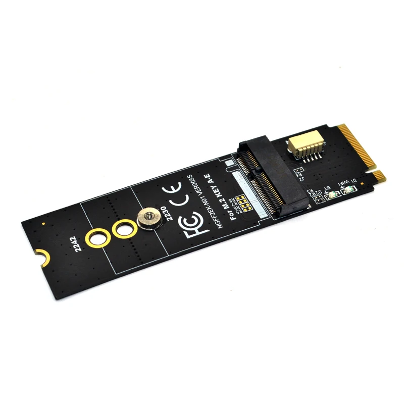 M.2 Wifi Adapter M.2 M Key to A+E Key Slot Wifi Bluetooth Network Card NGFF NVMe PCI express SSD Port to E key Slot Wifi Adapter — view 3