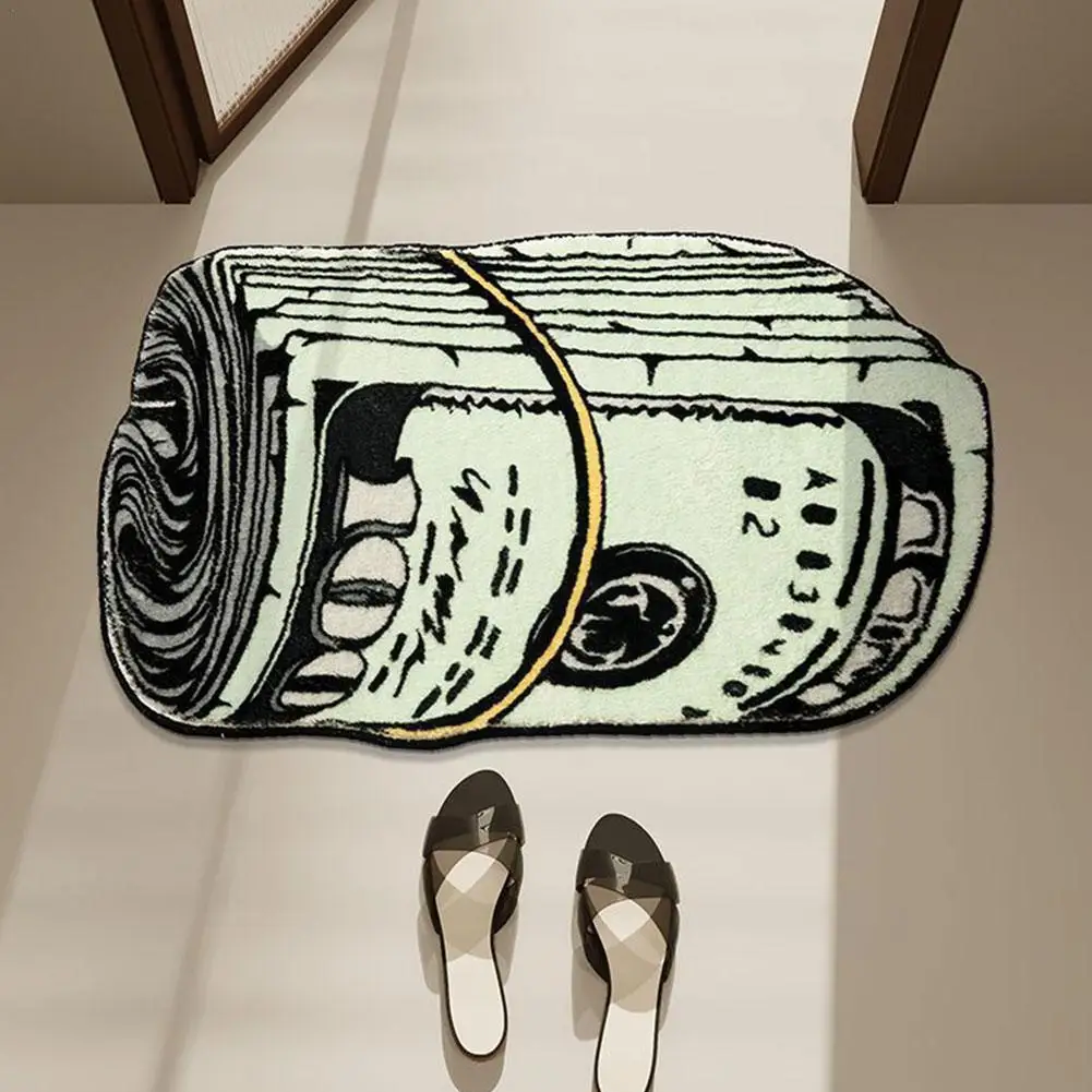 

Creative Dollar Carpet Cozy Soft Bedroom Carpets Bedside Living Mats Mat Rug Rugs Room Dry Decoration Door Absorbent Bathro N7P3