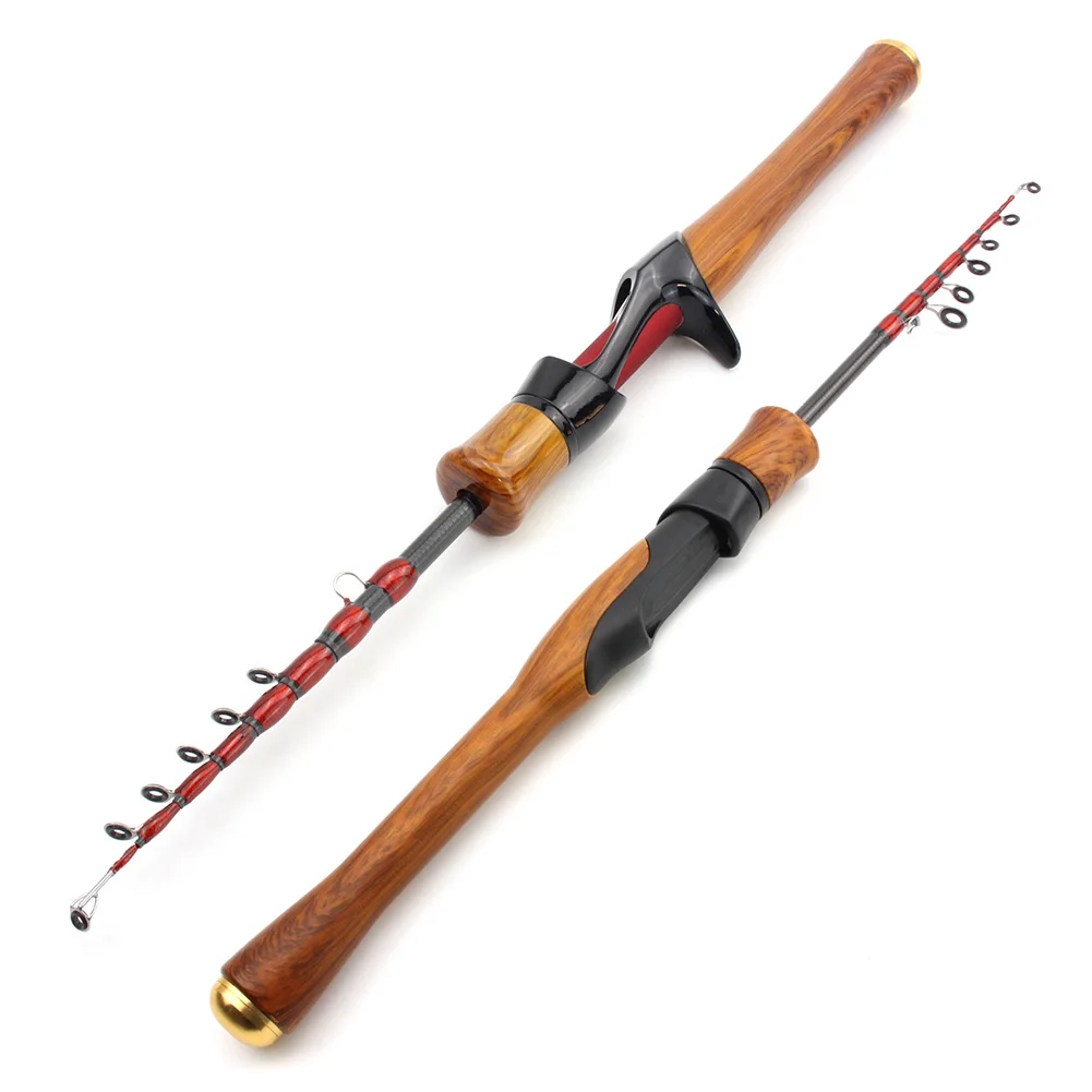 Description Picture 4 of itemTelescopic Lure Fishing Rod Carbon Fiber Travel Fishing Pole Mini Short Light Travel Rod for Trout Fishing