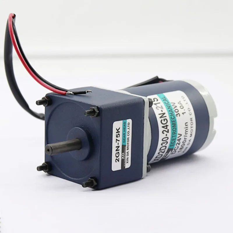 12v 24v dc engrenagem redutor motor 30w 02