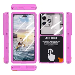 Ultimate IP68 Waterproof Diving Case - 360° Shockproof Protection for Case & Strap (PURPLE)