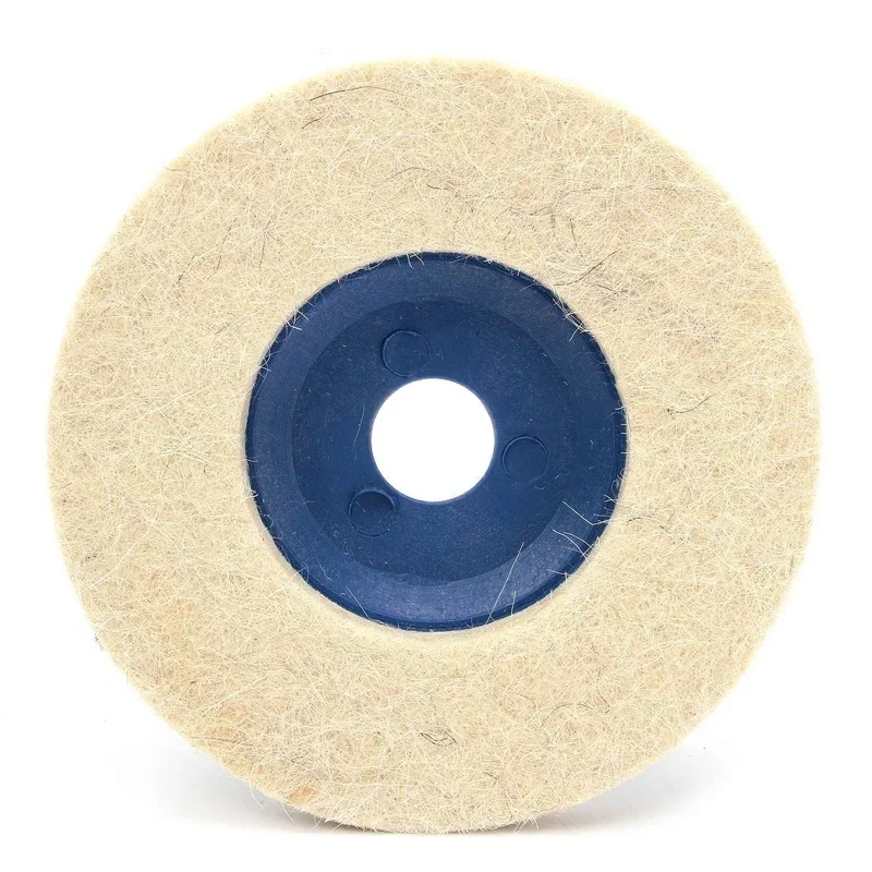 4 Inch 16 Holes 100mm Wool Polishing Wheel ing Pads Angle Grinder Wheel Felt Polishing Disc Polisher car polishing pad,car polish pad,wool polishing pad,polishing wheel disc,polishing wheel kit,wool polishing head