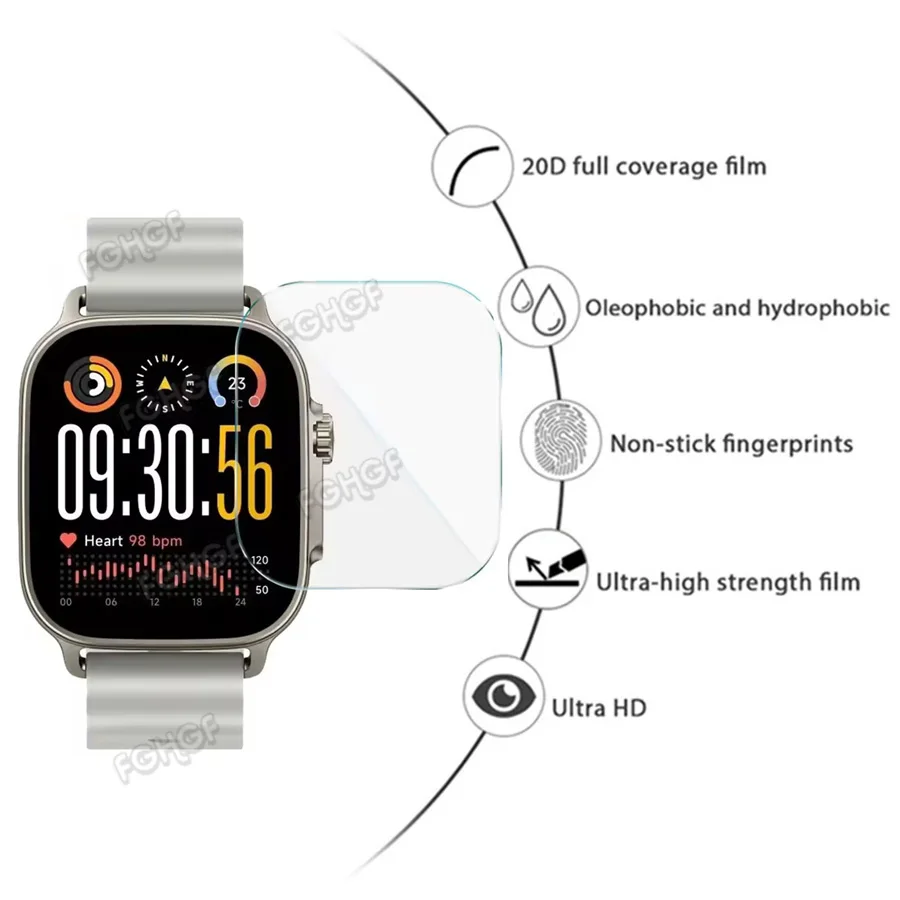Premium 9H Tempered Glass Screen Protector - Anti-Scratch HD Protective Film Cover Accessory