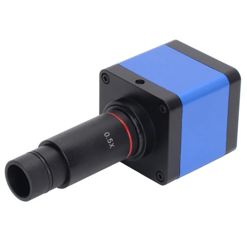 0.5X C Mount Microscope Adapter 23.2mm Electronic Eyepiece Reduction Lens 0.5X Microscope Relay Lens for Microscope CCD Vogue