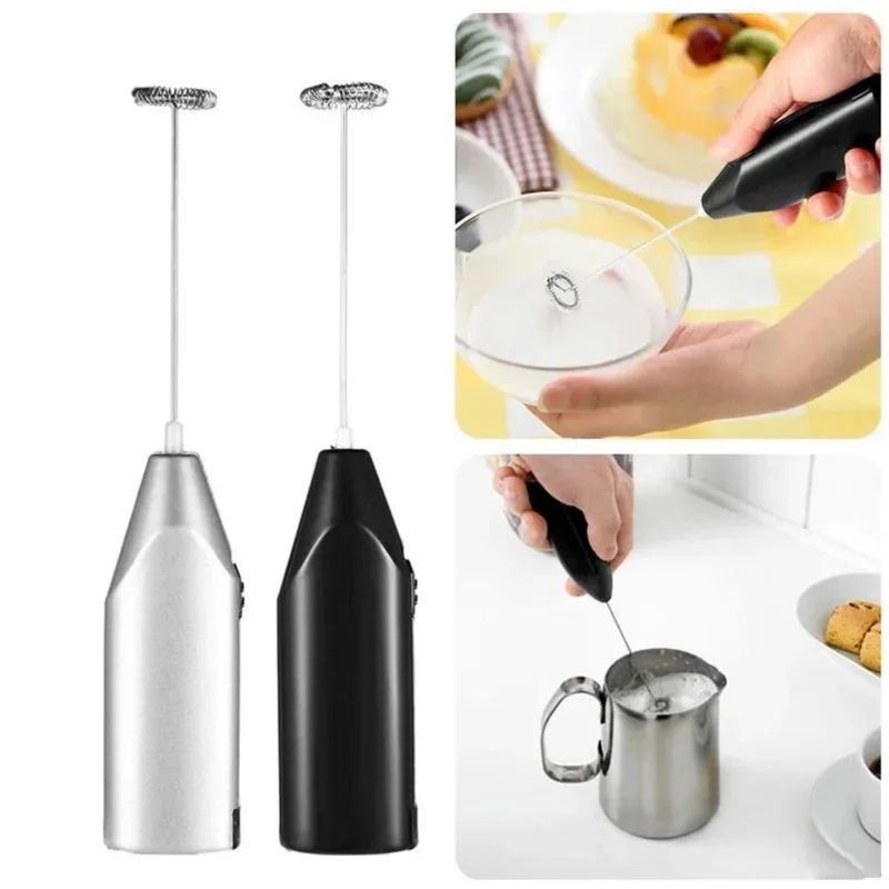 Milk Frother Mini Wireless Coffee Whisk Mixer Blender Handle Egg Beater Stirrer Cappuccino Maker Cooking