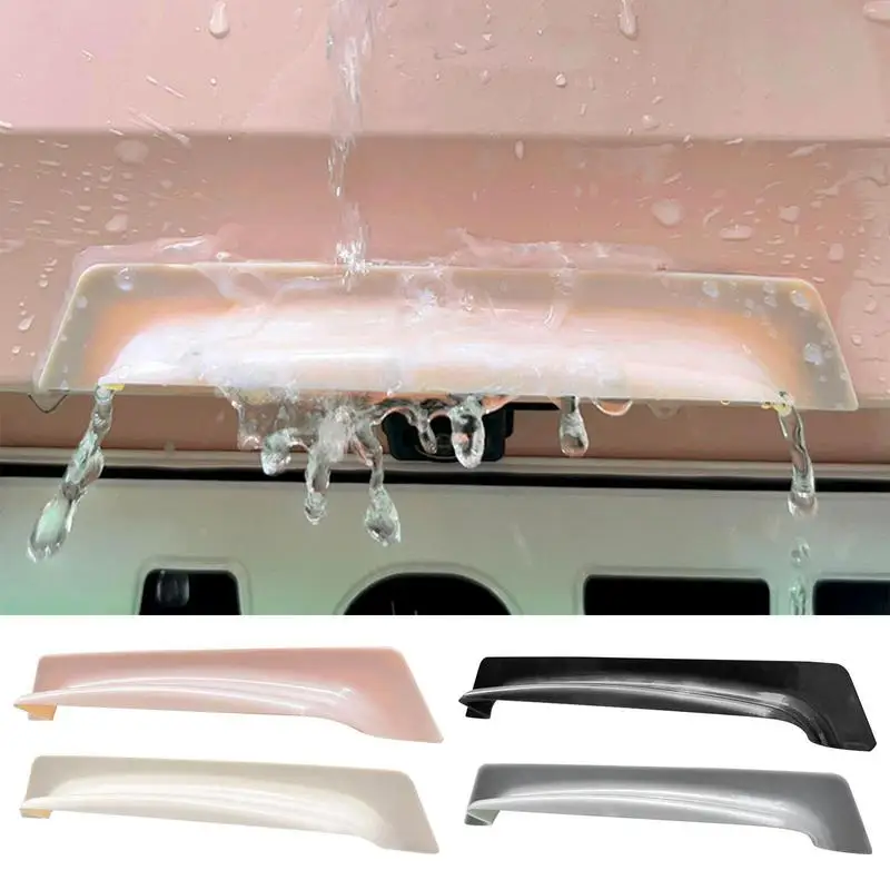 Rear Reversing Camera Rain Visor Shield Car Modification Outdoor Rainproof Shield Anti-rain Protective Sticker 5.70*0.98inch car camera rain shield