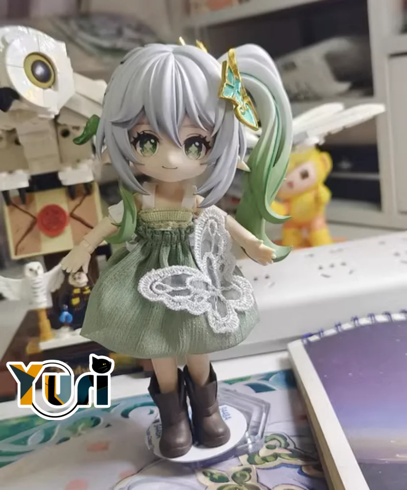 

Yuri Anime Genshin Impact Nahida Handmade OB11 OB22 1/12 BJD Hair Wig Detachable Game Cosplay Cute Props C