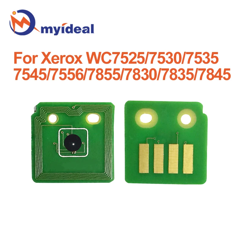 20 Pz Chip Di Toner Per Xerox 7525 7530 7535 7545 7556 7855 7830 7835 7845 006 R01517 006 R01520 006 R01519 006 R01518 Resto Della Cartuccia