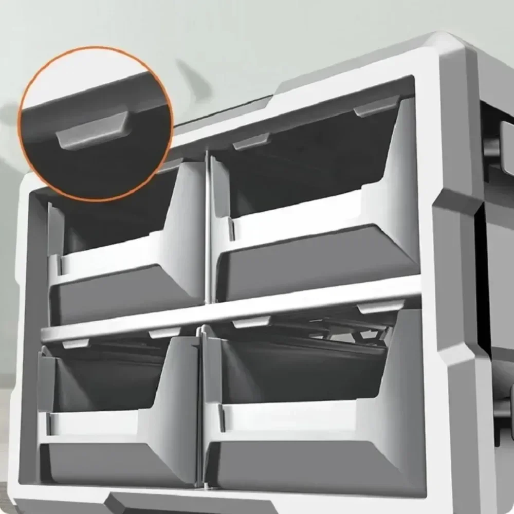 Tool Storage Box Plastic Tool Box Parts Storage Box Storage Organizer Box Parts Organizer Plastic Parts Screws Tool Storage Drawer for Multi-grid Mechanics Boxes Professional Electrician Hardware Organizer Accessories