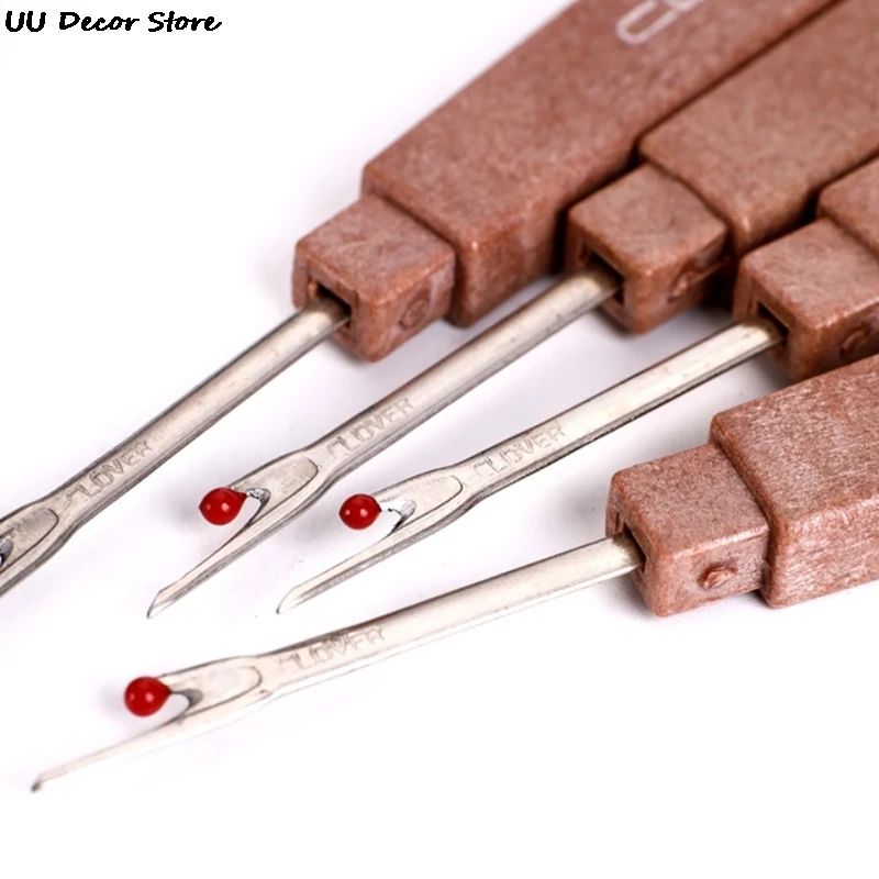 Description Picture 2 of itemClover Lot Steel Plastic Handle Craft Thread Cutter Seam Ripper Stitch Needle Arts DIY Sewing Tools Sewing Accessories