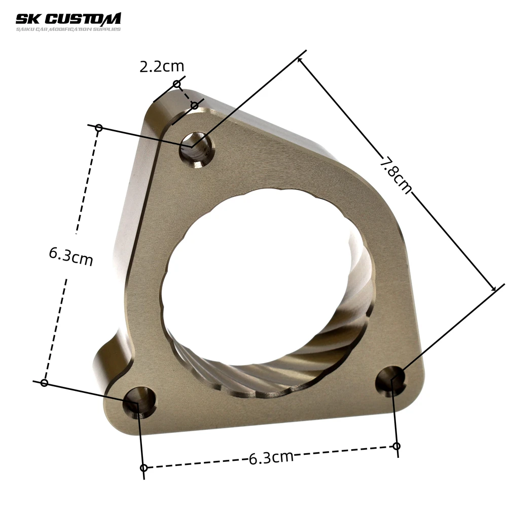 SK Aluminum alloy engine turbine air intake gasket is suitable for Toyota 1.3 1.5 1NR 2NR 4NR 5NR