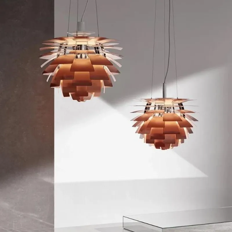 

Denmark Industrial LED Pendant Light Modern Pinecone Pendant Lamp Dining Room Bedroom Hanging Designer Lamp