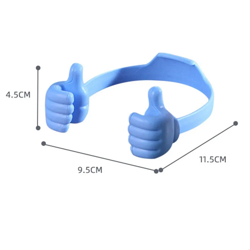 10pcs Universal Thumbs-up Hand Modeling Phone Stand Bracket Cell Phone Holder Desk Mount Stand for iPhone Samsung