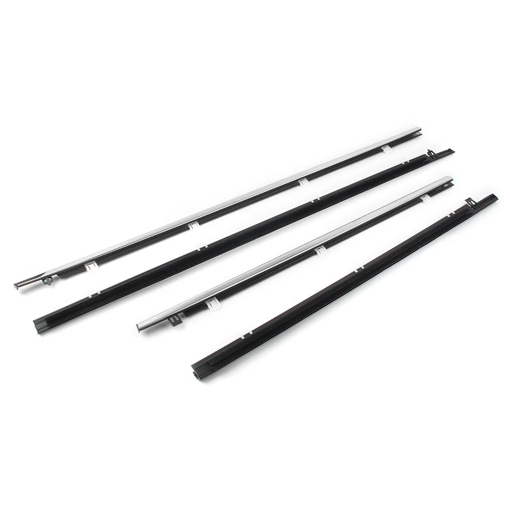Car Outer Door Windows Rubber Weatherstrip 4PCS for Honda Spirior 2009-2014 Waterproof Pressure Sealing Strip Car Accessories