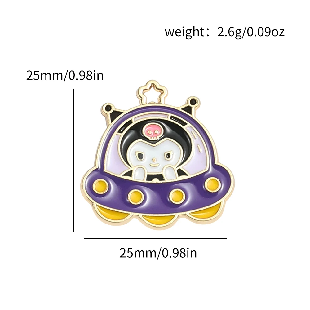 10pcs/lot Sanrio Charms Jewelry for Making Kawaii Kuromi Cinnamoroll Diy  Accessories Cartoon Bracelets Necklace Pendant Gift - AliExpress