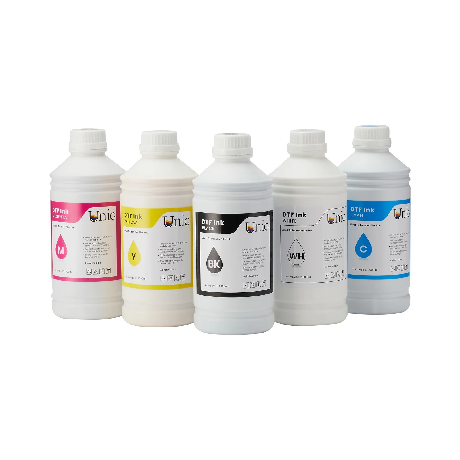 DTF Ink 500ML DTF Premium Pigment Ink Refill for XP600 l1800 i3200 l805 ET-8550 XP15000 L800 L805 R1800 R2400 Printers