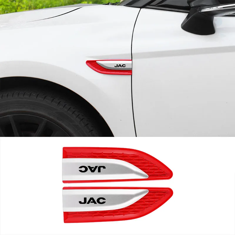 ABS Auto Body spatbord Luchtstroom Spatbord Trim Sticker Voor JAC ...