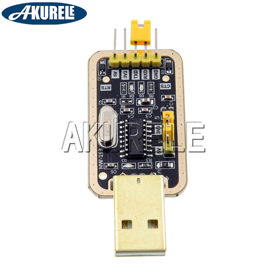 Фото Модуль CH340G с USB на TTL модуль, преобразователь последовательного порта RS232, STC загрузчик с девятью обновленными пластинами CH340 для Arduino №3