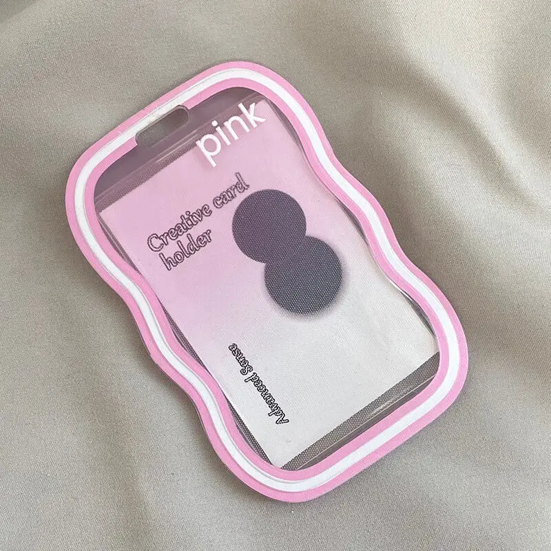 Koreanische Idol Foto Hülse Schutzhülle Student ID Karte Abdeckung Mit Niedlichen Bären Anhänger Photocard Ärmeln Transparent Karte Fall – Detail 3