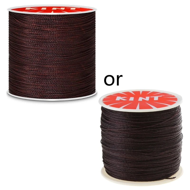 Waxed Cord Craft Waxed Thread Waxed Polyester String 0.45/0.5/0.6mm Sewing Thread Cord for Jewelry Bracelets Making