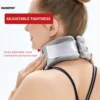 Soft Foam Neck Brace Support Adjustable Braces with Replacement Cover for Home School Office Travel 2
