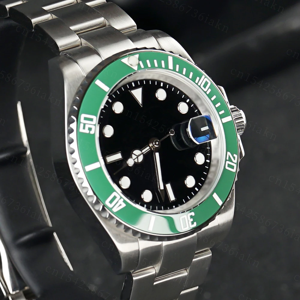 2022 Fashion New 40mm Men's Leisure Sports Sapphire Mirror Stainless Steel Material Waterproof Automatic Mechanical Watch