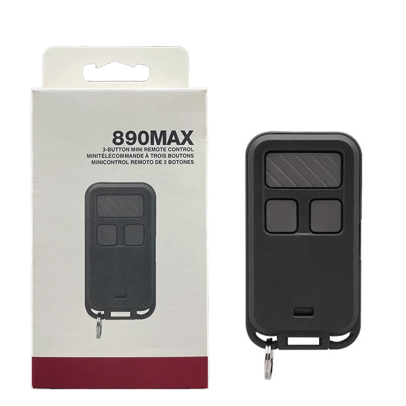 893MAX 895MAX 890MAX 893-LMK Remote Control Garage Door Opener Compatible With 315MHz 390Mhz Billion Code Remote Control Gate 2