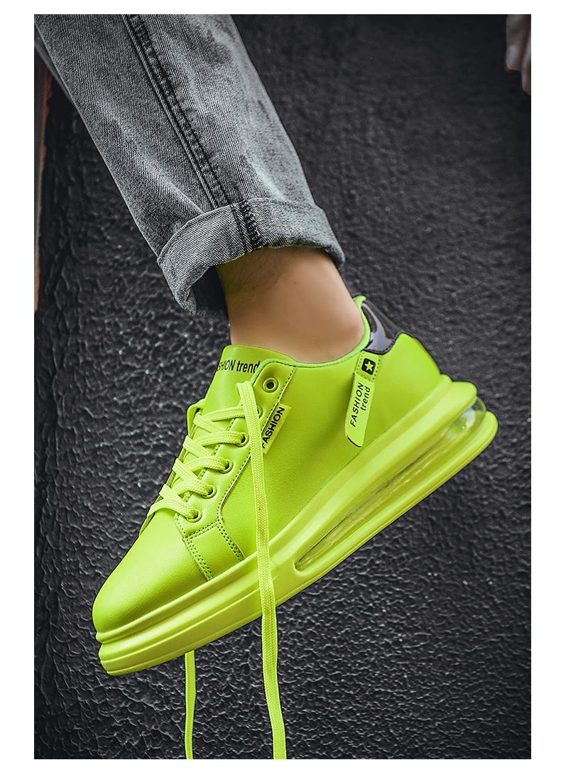 Casual Men's Shoes Comfortable Soft Breathable Pu Leather Flats_voghion.com