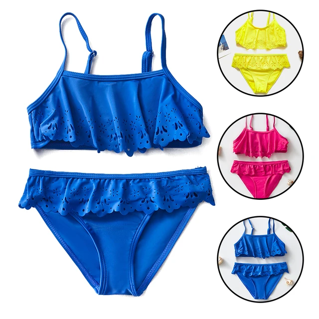 Balloon Bikini Swimsuit High Cut Cheap Cute Swimwear Bathing Two Piece Teenage  Bathing Suit - Two-piece Suits - AliExpress