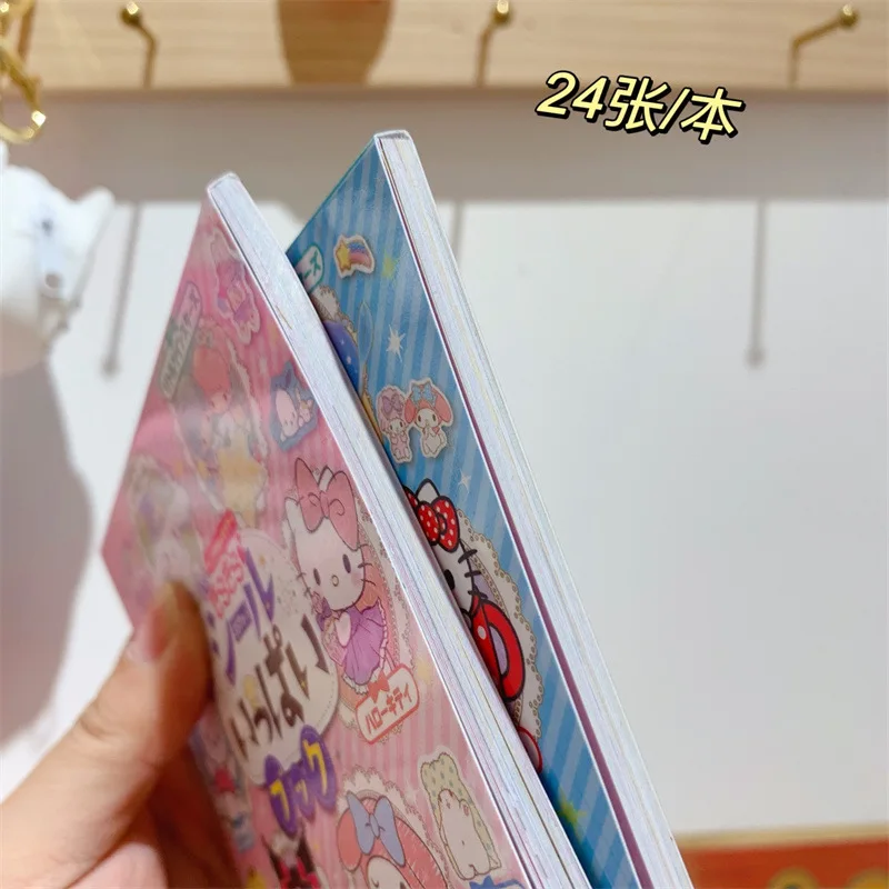 Cute Sanrio Stickers Book 24 Starting Account Material Stickers Kulome Big-eared Dog Cartoon Girl Stickers Decorative Toys 4 Cute Sanrio Stickers Book 24 Starting Account Material Stickers Kulome Big-eared Dog Cartoon Girl Stickers Decorative Toys 4