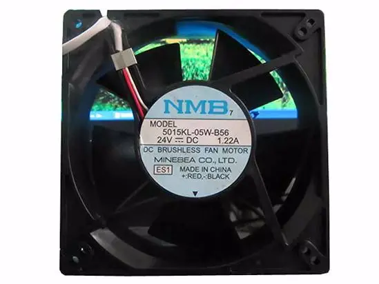 

NMB-MAT 5015KL-05W-B56 ES1 DC 24V 1.22A 127x127x38 мм 3-проводной Вентилятор охлаждения сервера