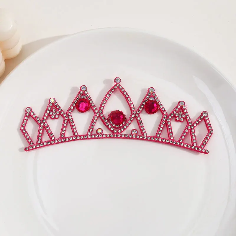 Großhandel 100 Stücke Magische Diamant Blume Königin Applikationen Haarspange Krone Dekorationen DIY Patches für Kleidung Und Schuhe – Detail 2