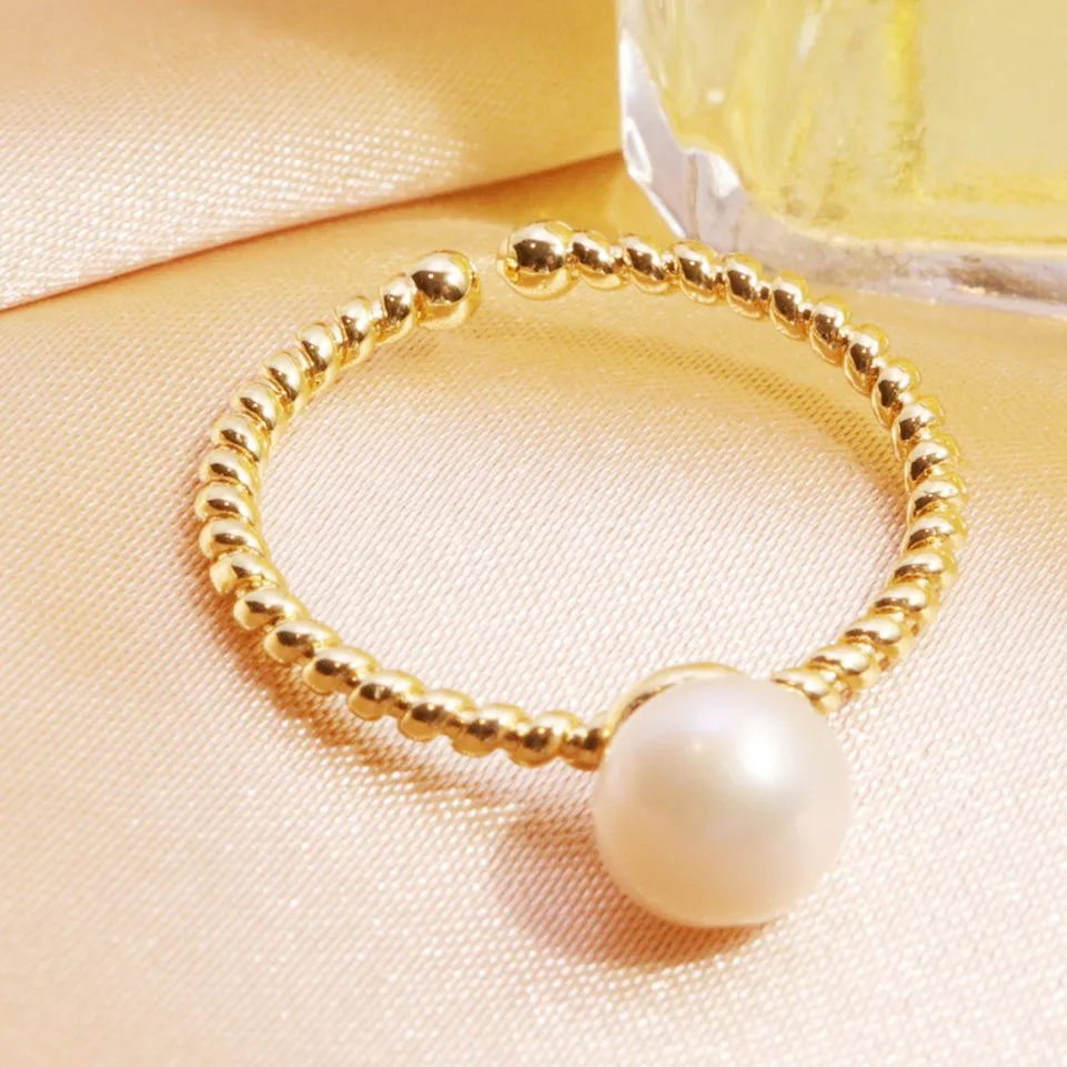 

Новое стандартное кольцо с плоским и медным покрытием из натурального золота VRR3