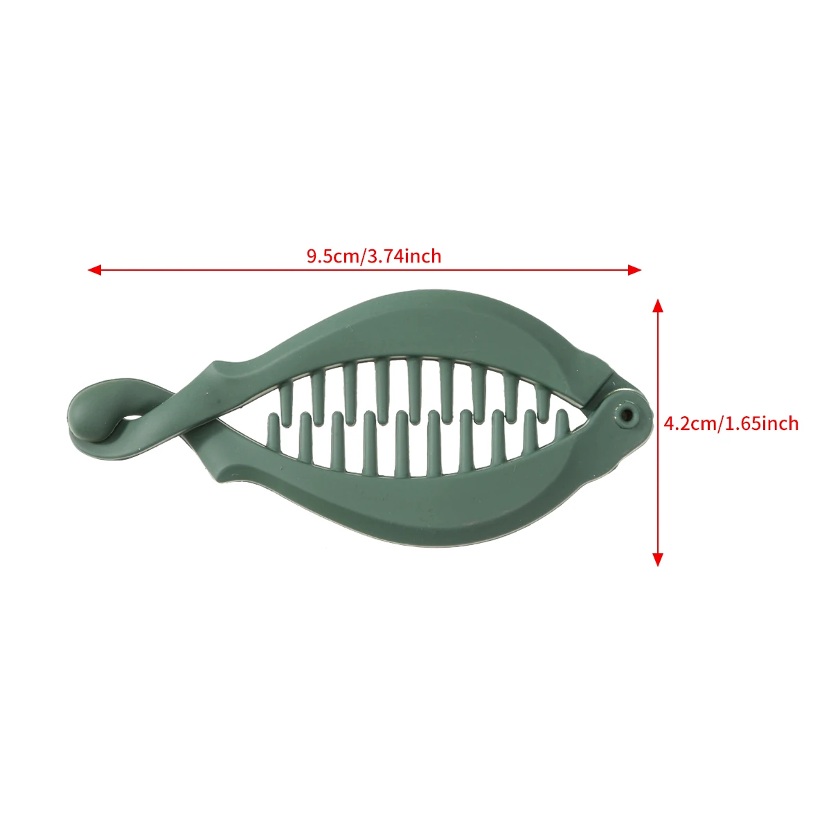 New Fashion Banana Shape Hair Clip Solid Color Fish Clip Hairpins Hair Accessories for Women Hair Clip Clamp Hair Accessories