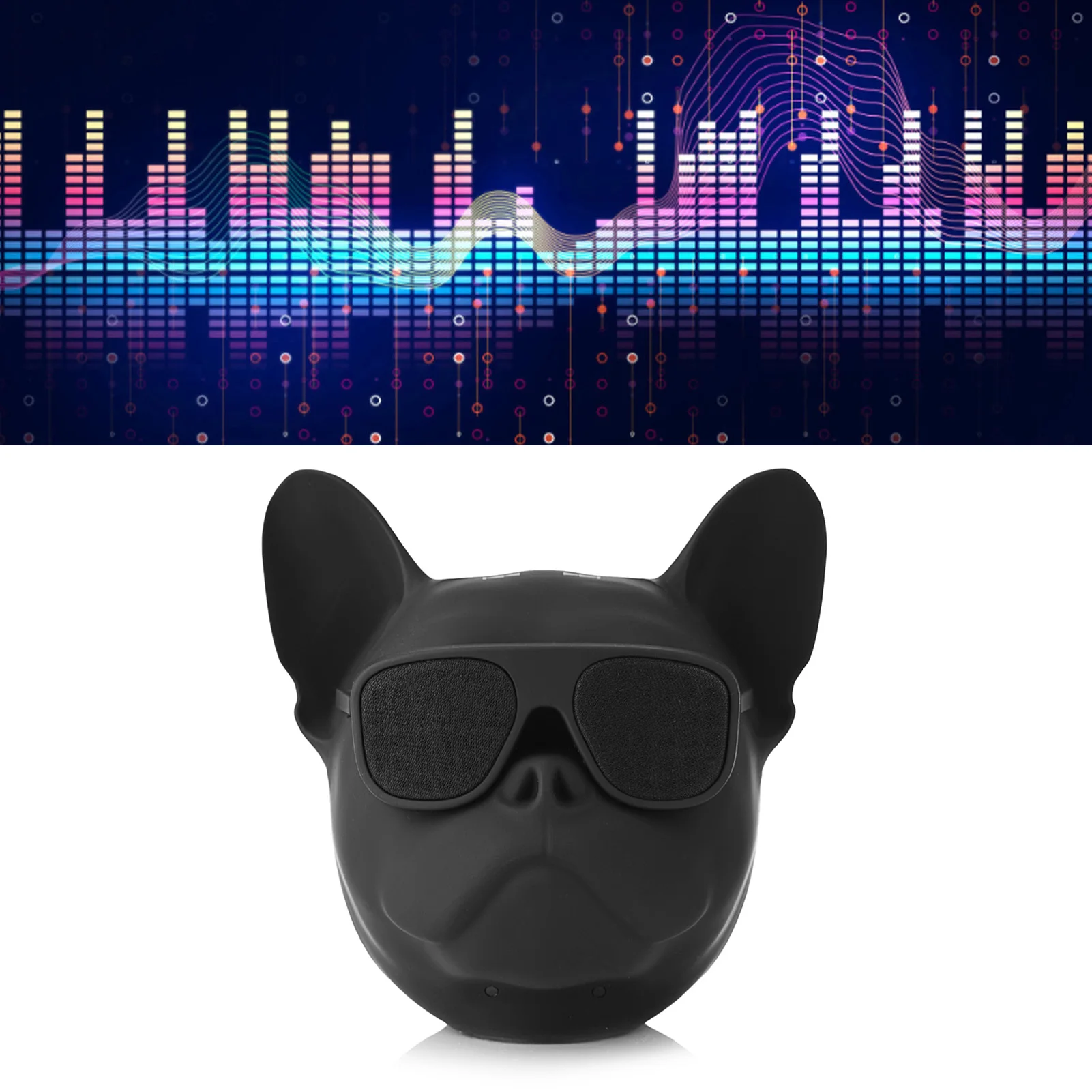Portable Dog Shaped Stereo Sound Music Player Bluetooth Wireless Speaker