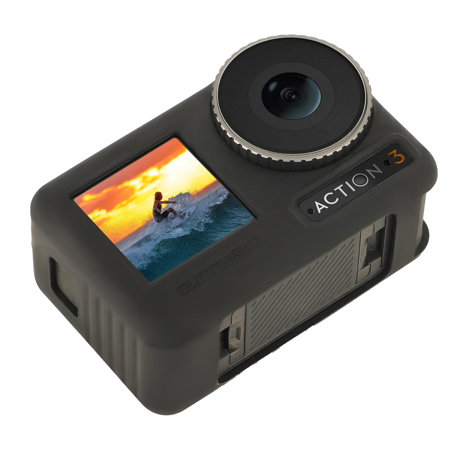 

For DJI Osmo Action 3 Protective Case Silicone Case Sports Camera Anti fall Case Rope for DJI Osmo Action 4 Accessories