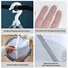 Foldable double-layer clothesline socks sweater socks artifact clothesline flat mesh bag clothesline drying net 1PC 5